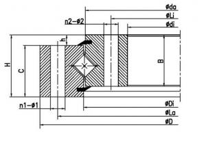 Cross roller bearing(No Gear)